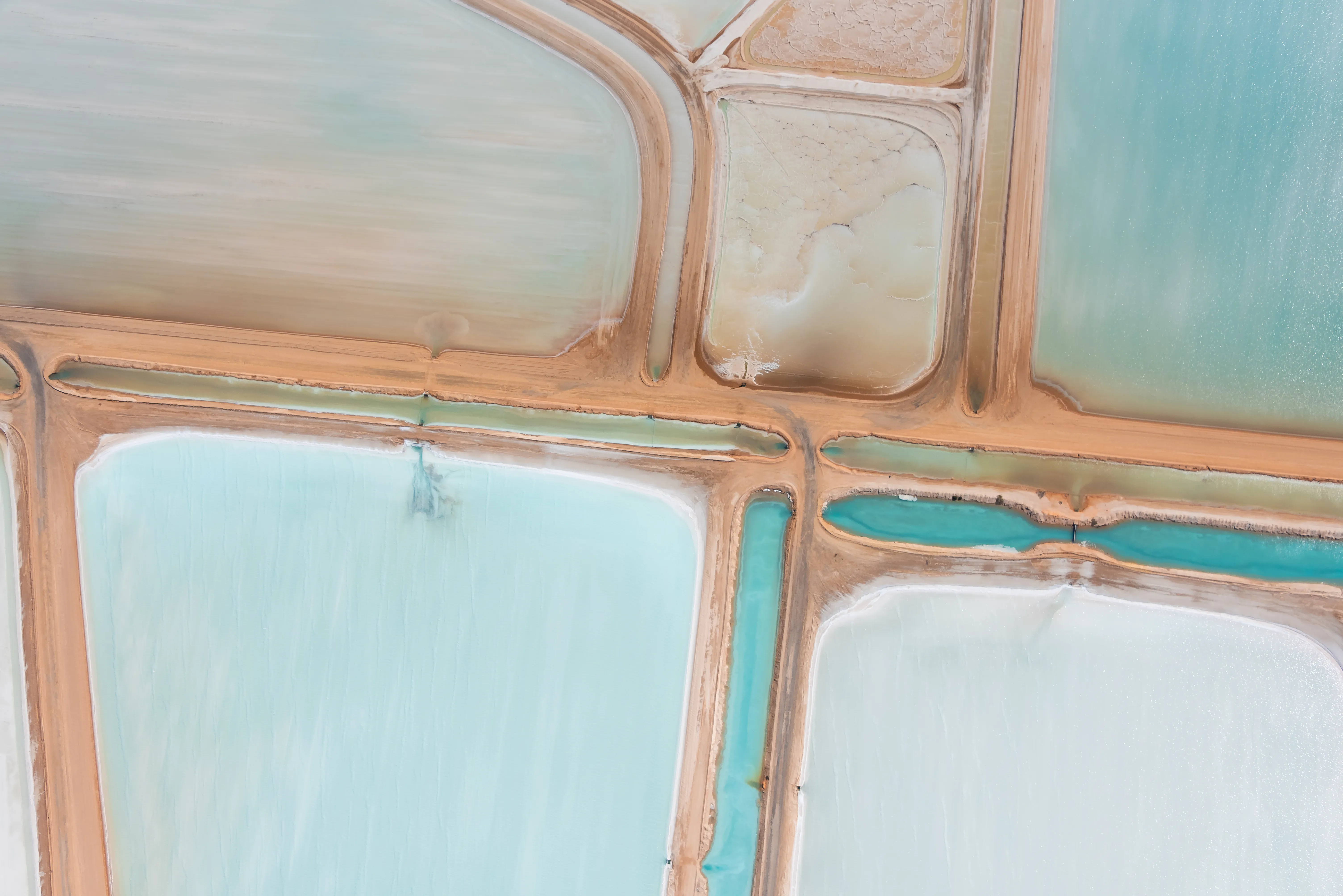 Strukturmuster einer Saline – Ordnung, Wiederholung, Prozess
